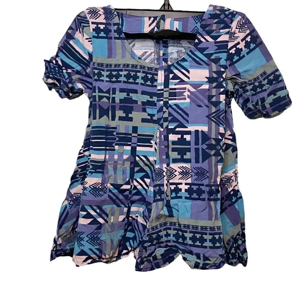Old Navy Aztec Boho Multi Cool Pattern Dress in Size 2T / 2A.